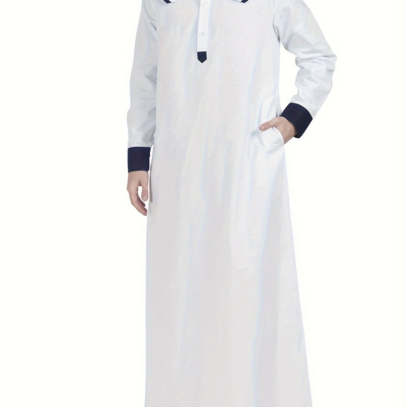 Colorful Patchwork Middle Eastern Djellaba for Men in Dubai Style Clothing
