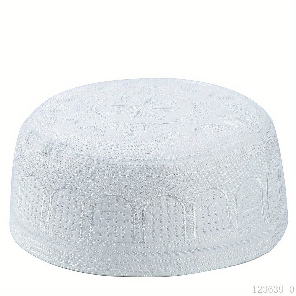 Embroidered Islamic Men's Repatriation Hat - Religious Hat