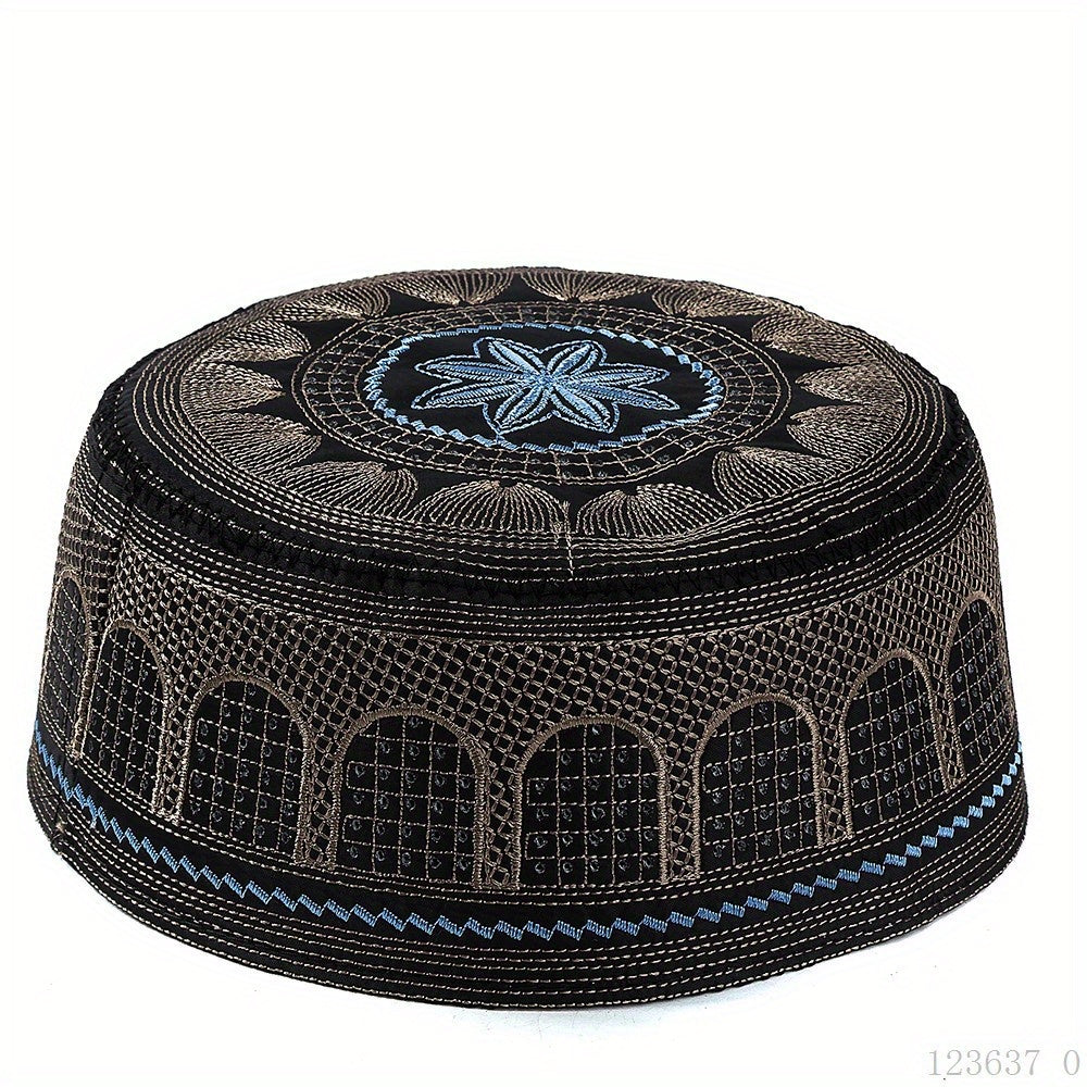 Embroidered Islamic Men's Repatriation Hat - Religious Hat