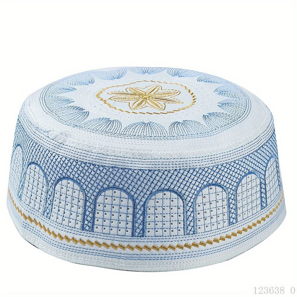 Embroidered Islamic Men's Repatriation Hat - Religious Hat